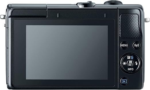 Canon Câmera sem espelho EOS M100 com lente de 15 a 45 mm - Wi-Fi, Bluetooth e NFC (preta)