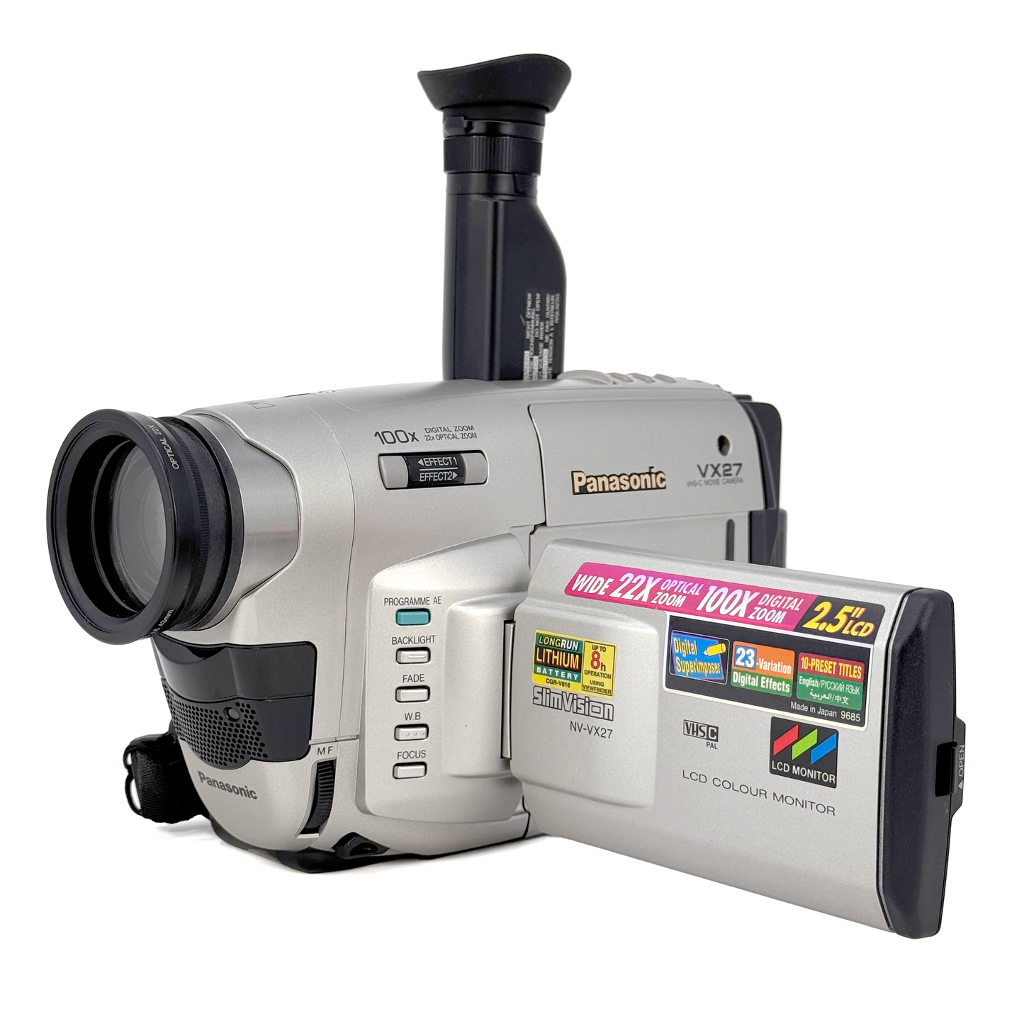 Panasonic Slim Vision NV-VX27 VHS-C PAL Camcorder